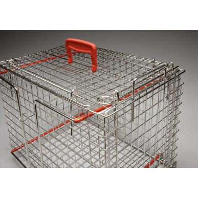 Jaula de contención de gatos inoxidable